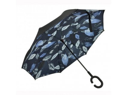 Dámský holový obrácený deštník Gregorio P3-389 - černý
