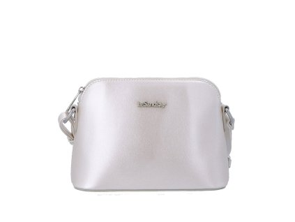 Dámská elegantní crossbody kabelka z eko kůže Le Sands 7710 PRL - perleťově bílá