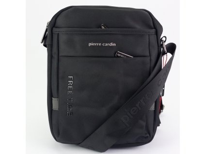 Pánská crossbody z polyesteru Pierre Cardin 1701 ALAN09 - černá