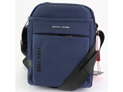 Pánská crossbody z polyesteru Pierre Cardin 1701 ALAN09 - modrá