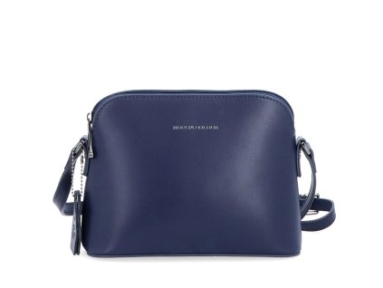 Dámská kožená elegantní crossbody kabelka Noelia Bolger NB 0096 TM - tmavě modrá