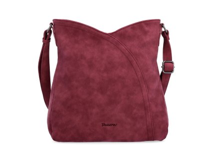 Dámská designová kabelka přes rameno z eko kůže Tangerin 1102 BO - bordó