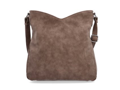 Dámská designová kabelka přes rameno z eko kůže Tangerin 1102 H - hnědá