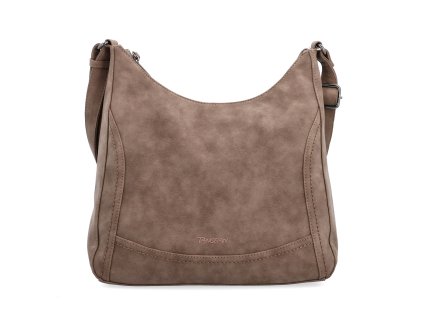 Dámská kabelka přes rameno z broušené eko kůže Tangerin 1104 H - hnědá
