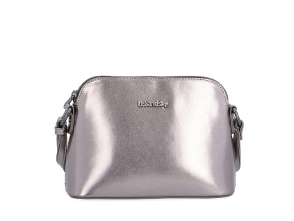 Dámská elegantní crossbody kabelka z eko kůže Le Sands 4378 TI - stříbrná