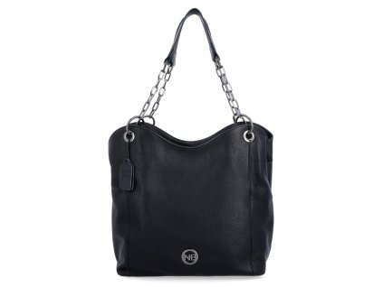 Dámská kožená kabelka přes rameno Noelia Bolger NB 3001 C - černá