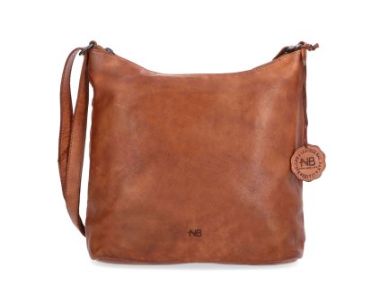 Dámská kožená crossbody kabelka Noelia Bolger NB 2405 KO - světle hnědá