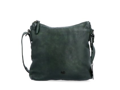 Dámská kožená crossbody kabelka Noelia Bolger NB 2400 ZE - zelená