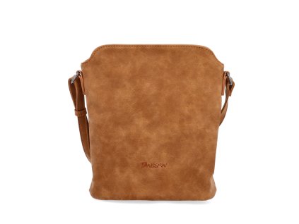 Dámská malá crossbody kabelka z eko kůže Tangerin 1107 KO - světle hnědá