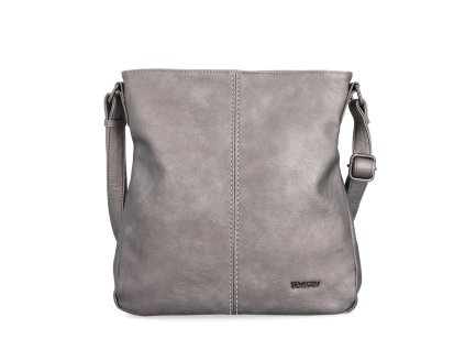 Dámská crossbody kabelka z eko kůže Tangerin 8003 TI - stříbrná