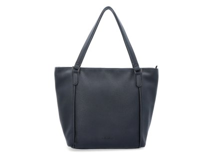 Dámská shoper bag kabelka z eko kůže Carmelo 4274 C - černá