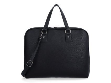 Dámská business taška z eko kůže Carmelo 4328 C - černá