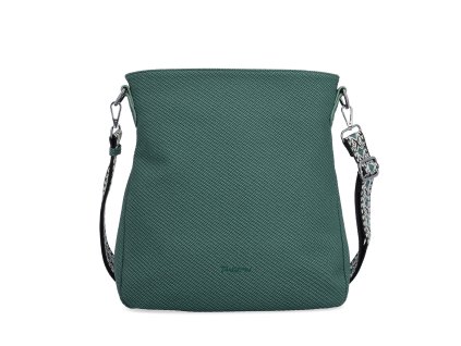 Dámská crossbody kabelka z eko kůže Carmelo 4366 ZE - zelená
