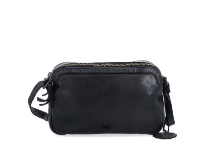 Dámská kožená crossbody kabelka Noelia Bolgel NB 2407 C - černá