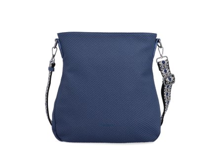 Dámská crossbody kabelka z eko kůže Carmelo 4366 M - modrá