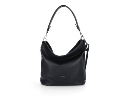 Dámská hobo kabelka z eko kůže Tangerin 8007 C - černá