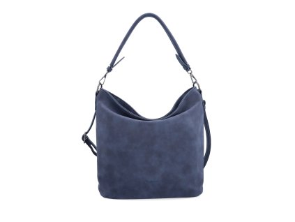 Dámská hobo kabelka z eko kůže Tangerin 1103 TM - tmavě modrá