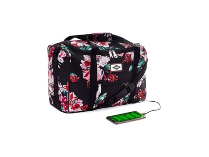 Torba do samolotu Ryanair 40 20 25 bagaz podreczny 40B USB FLORA [27267] 1200