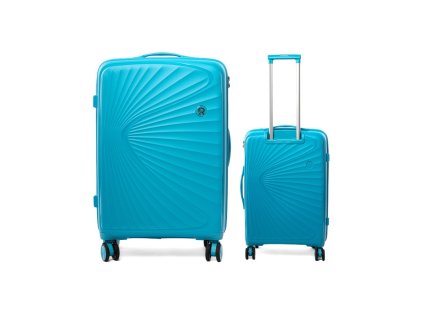 Zestaw walizek 3w1 POLIPROPYLEN PP6 LAZUROWY [24934] 1200