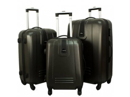 Sada cestovních kufrů RGL 910 - tmavě šedá