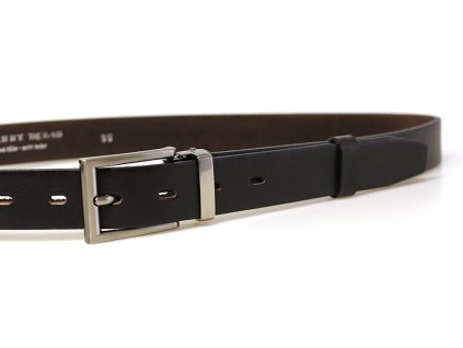 Pánský nadměrný kožený opasek Penny Belts 30-100-1-40 - tmavě hnědý