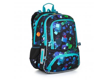 Školní batoh s krychličkami NIKI 22022