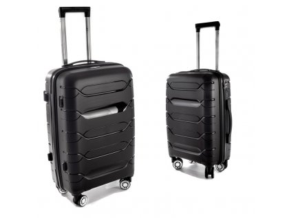 Cestovní kufr RGL PP2 s TSA zámkem černý - velký