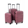 Sada cestovních kufrů RGL PP3 - růžová