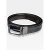 Pánský kožený opasek Pierre Cardin FWJX5 DOUBLE – černý/hnědý