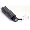 Pánský skládací manuální deštník Doppler Fiberglas 726467CZ - černý/pruhy