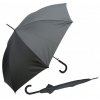 Pánský holový vystřelovací deštník Hit Long AC Automatic 77267B - černý,šedý -proužek