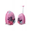 Dětský cestovní kufr RGL na dvou kolečkách - růžový s motýly