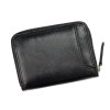Unisex kožená peněženka na mince a karty Valentini 987 1228 – černá