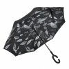 Dámský holový obrácený deštník Gregorio P3/389 - černý