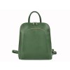 Dámský kožený elegantní batoh Patrizia Piu 519-001 - tmavě zelený