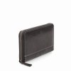 Dámská kožená peněženka na zip 5213 Poyem C - černá