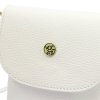 Dámská kožená malá crossbody kabelka Gregorio 1747 DOLLARO - bílá
