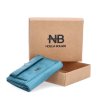 Unisex menší kožená peněženka Noelia Bolger 5133 NB TYR - tyrkysová
