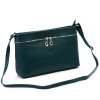 Dámská kožená kabelka přes rameno Luka 24-065 - modrozelená