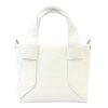 Dámská kožená elegantní kabelka Gregorio SA827 - bílá