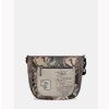 Dámská větší crossbody kabelka Anekke Real 41703-517 - hnědá/zlatá/měděná