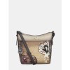 Dámská hobo kabelka Anekke Manifesto 41713-007 - hnědá/šedá/zlatá