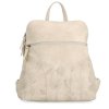 Dámský batoh z eko kůže s motivem květin Indee 6330 BE - béžový