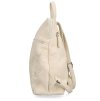 Dámský batoh z eko kůže s motivem květin Indee 6330 BE - béžový