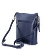 Dámská kožená elegantní crossbody kabelka Noelia Bolger NB 0048 TM - tmavě modrá