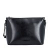 Dámská elegantní crossbody kabelka s řetízkem z eko kůže Le Sands 4379 C - černá