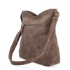 Dámská designová kabelka přes rameno z eko kůže Tangerin 1102 H - hnědá