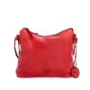 Dámská kožená crossbody kabelka Noelia Bolger NB 2400 CV - červená