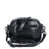 Dámská elegantní lesklá crossbody kabelka z eko kůže Le Sands 4372 C - černá