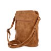 Dámská malá crossbody kabelka z eko kůže Tangerin 1107 KO - světle hnědá